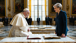 Dans un contexte géopolitique européen marqué par des mutations profondes, le dialogue entre spiritualité et gouvernance prend un relief inédit. Le récent entretien historique entre le Pape Léon XIV et la Première ministre de Lettonie, Evika Siliņa, au cœur du [&hellip;]