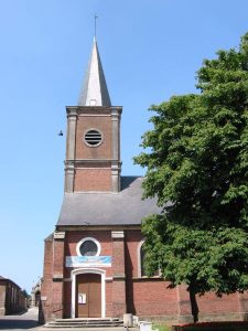 Eglise Saint Hubert Escarbotin à Friville-Escarbotin