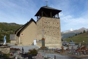 Église Fontgillarde à Molines-en-Queyras